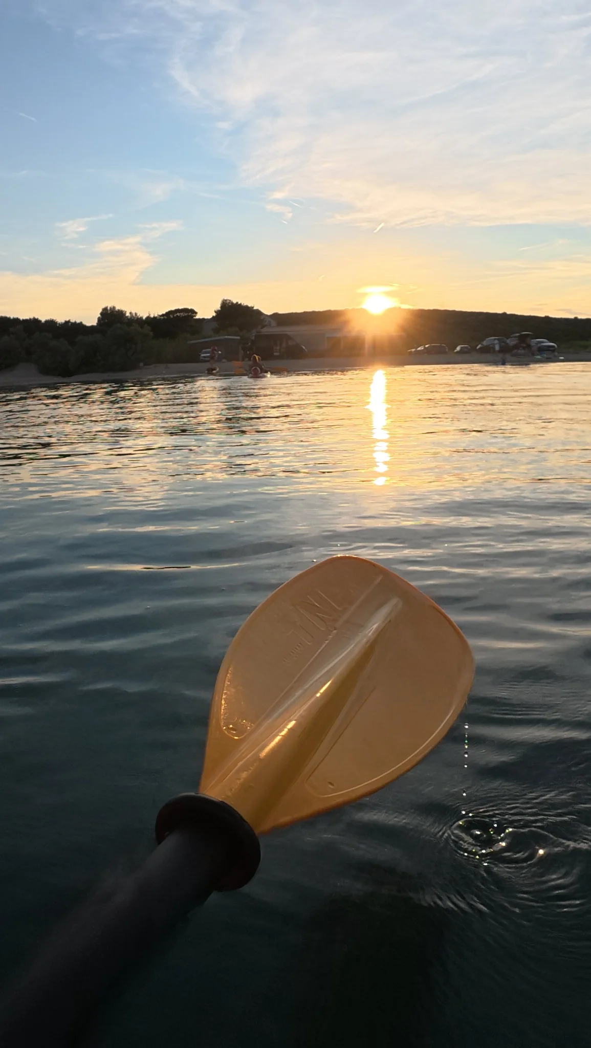 Paddle at sunset